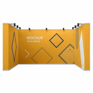 3-Wall Enclosed Booth