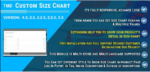 Custom Size Chart