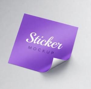 Square Shape Sticker